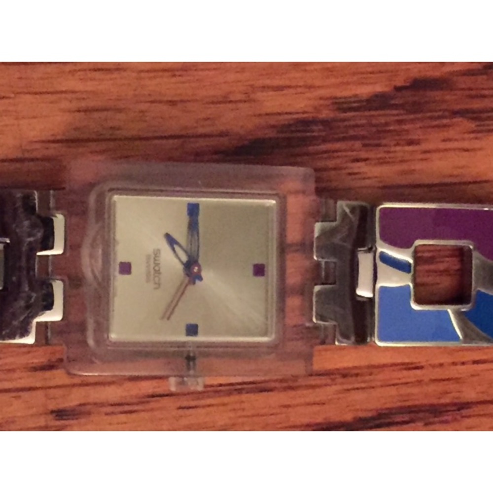 Swatch Watch Hot Batik Purple